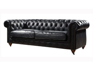 Vintage furniture supplier vintage leather sofa wholesale made in China