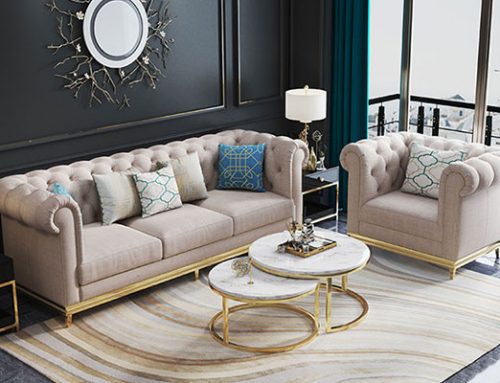 Home living room chesterfield sofa set