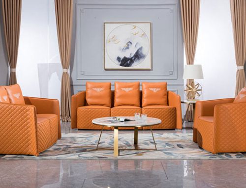 Contemporary Italian style hotel 1+2+3 reception sofa