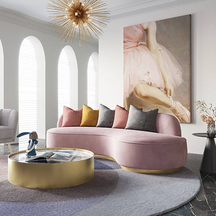 living room sofas velvet