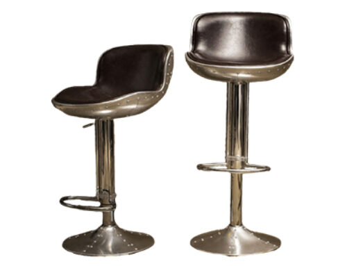 Banshee Bar Stools Aviation bar stools aluminum bar chairs